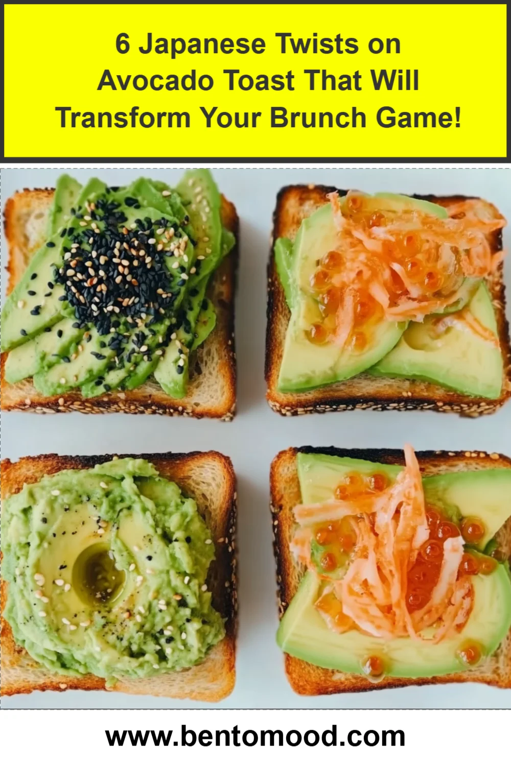 6 Japanese Twists on Avocado Toast That Will Transform Your Brunch Game!