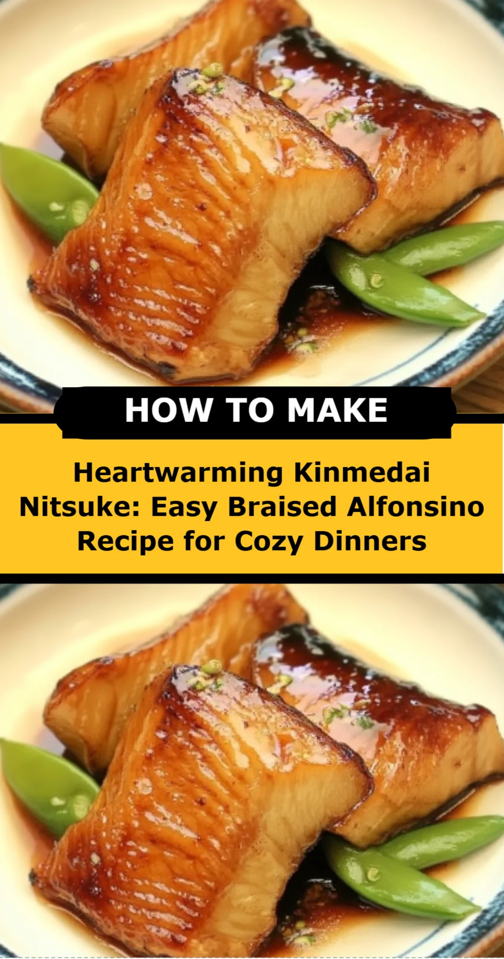 Heartwarming Kinmedai Nitsuke: Easy Braised Alfonsino Recipe for Cozy Dinners