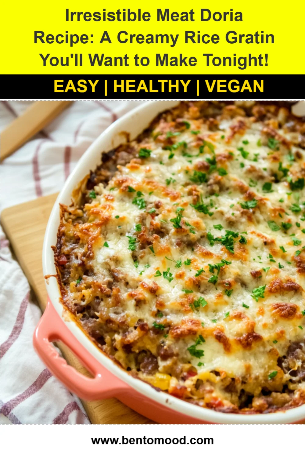 Irresistible Meat Doria Recipe: A Creamy Rice Gratin You'll Want to Make Tonight!