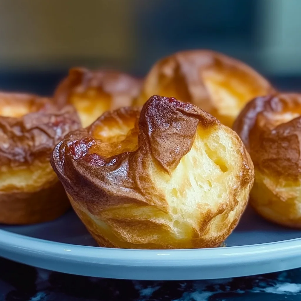 Delicious Popovers with Strawberry Butter Recipe
