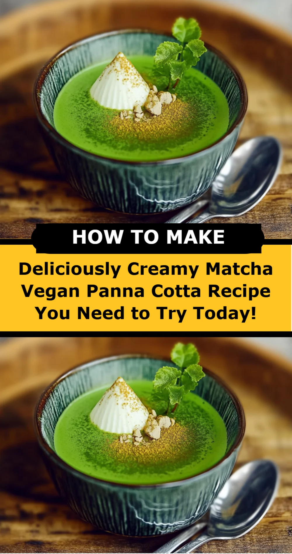 Deliciously Creamy Matcha Vegan Panna Cotta Recipe You Need to Try Today!