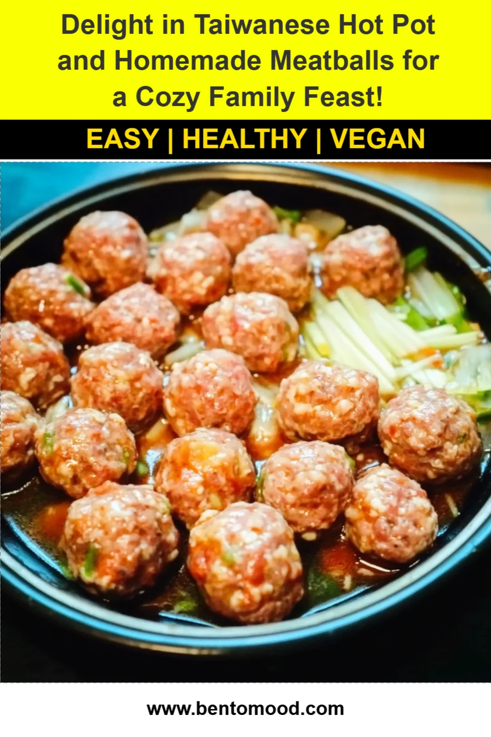 Delight in Taiwanese Hot Pot and Homemade Meatballs for a Cozy Family Feast!