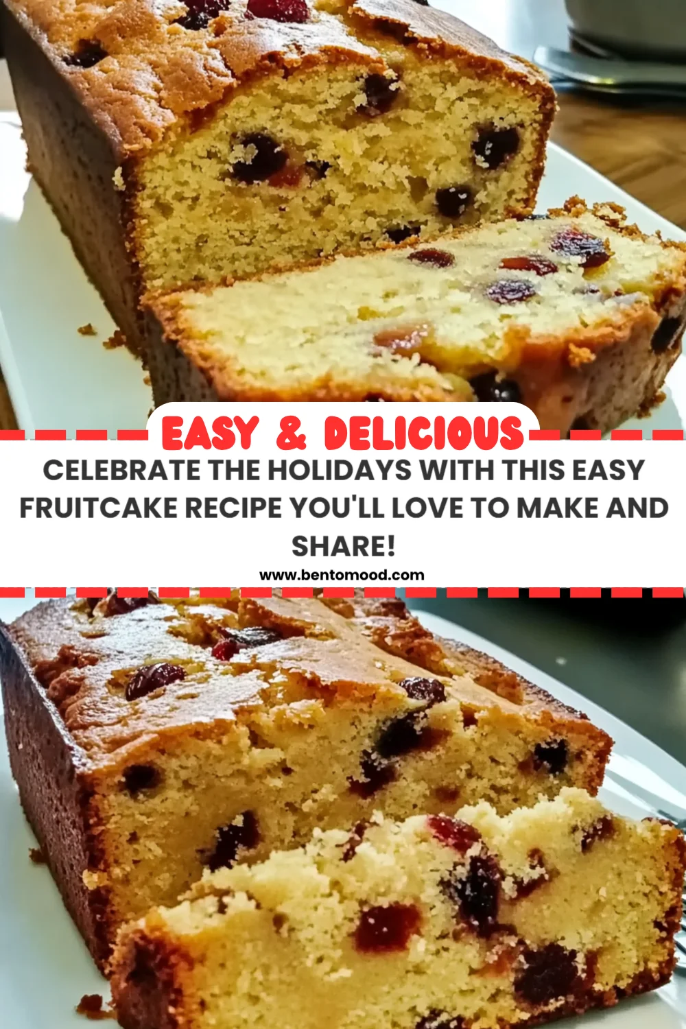 Celebrate the Holidays with This Easy Fruitcake Recipe You'll Love to Make and Share!