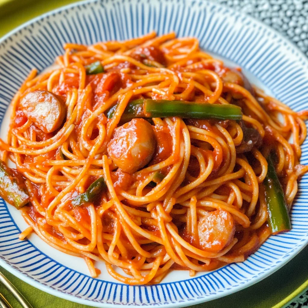 Easy Napolitan Recipe: Quick Japanese Ketchup Spaghetti
