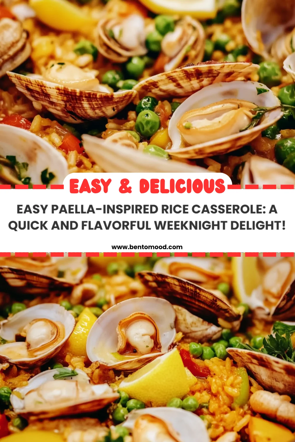 Easy Paella-Inspired Rice Casserole: A Quick and Flavorful Weeknight Delight!
