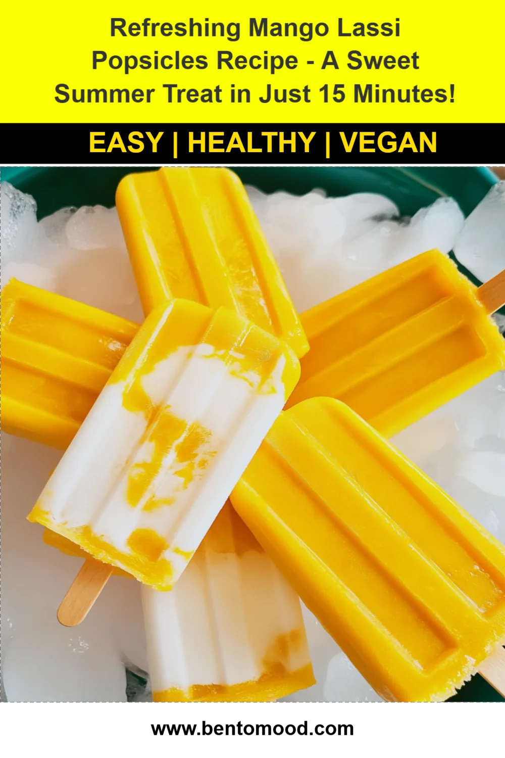 Refreshing Mango Lassi Popsicles Recipe - A Sweet Summer Treat in Just 15 Minutes!