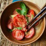 Refreshing Tomato Salad with Sesame Ponzu Recipe