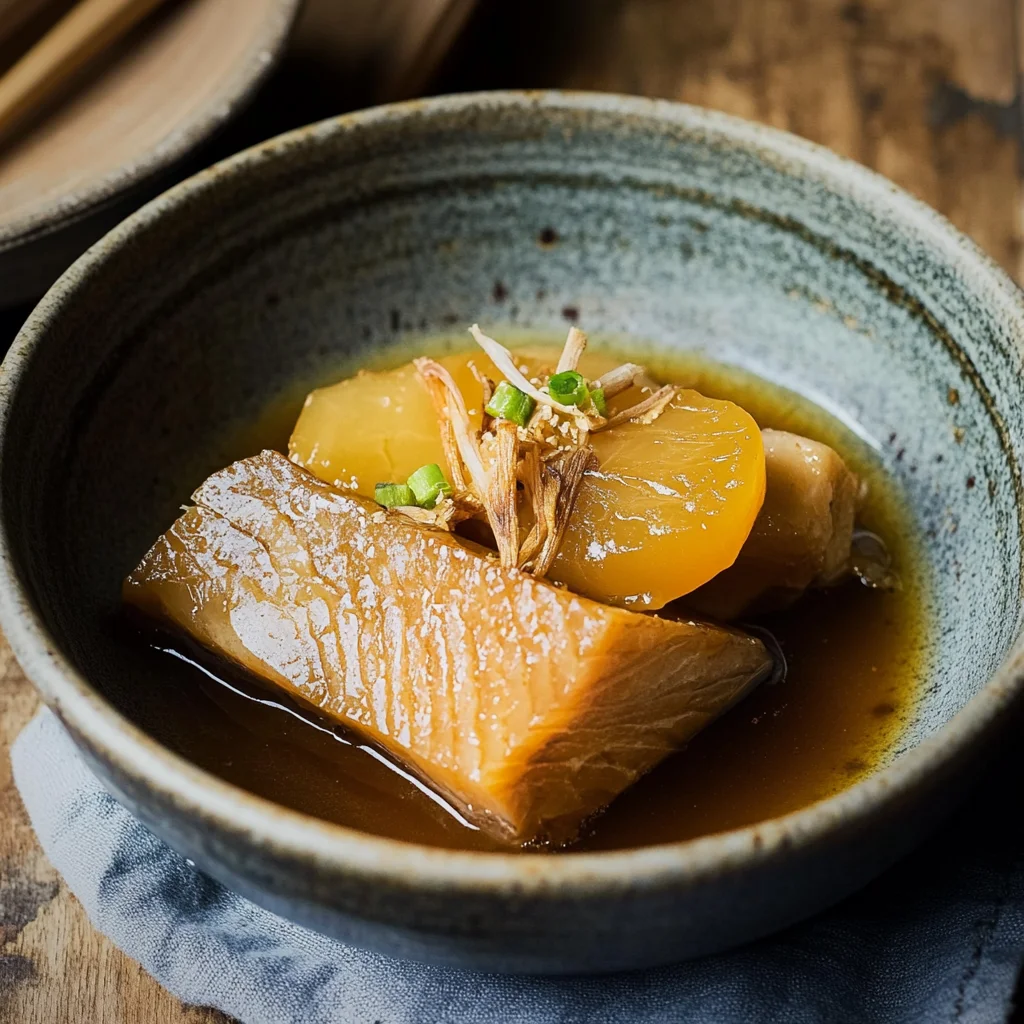 Delicious Buri Daikon (Simmered Yellowtail and Daikon) Recipe