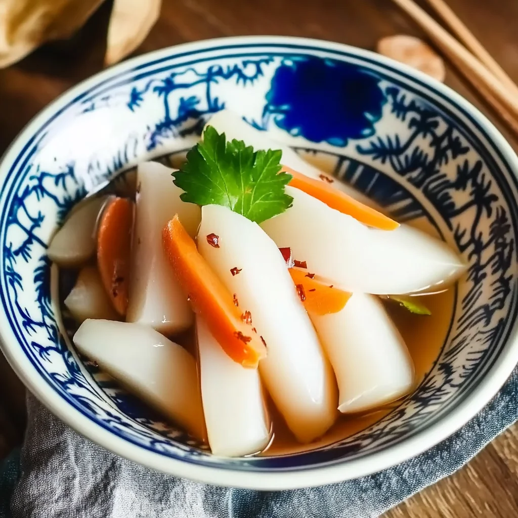 Delicious Tsukemono Amazuzuke (Sweet Vinegar Pickling) Recipe
