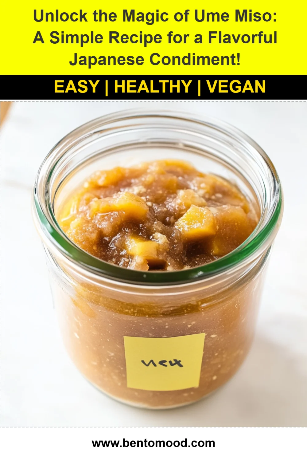 Unlock the Magic of Ume Miso: A Simple Recipe for a Flavorful Japanese Condiment!