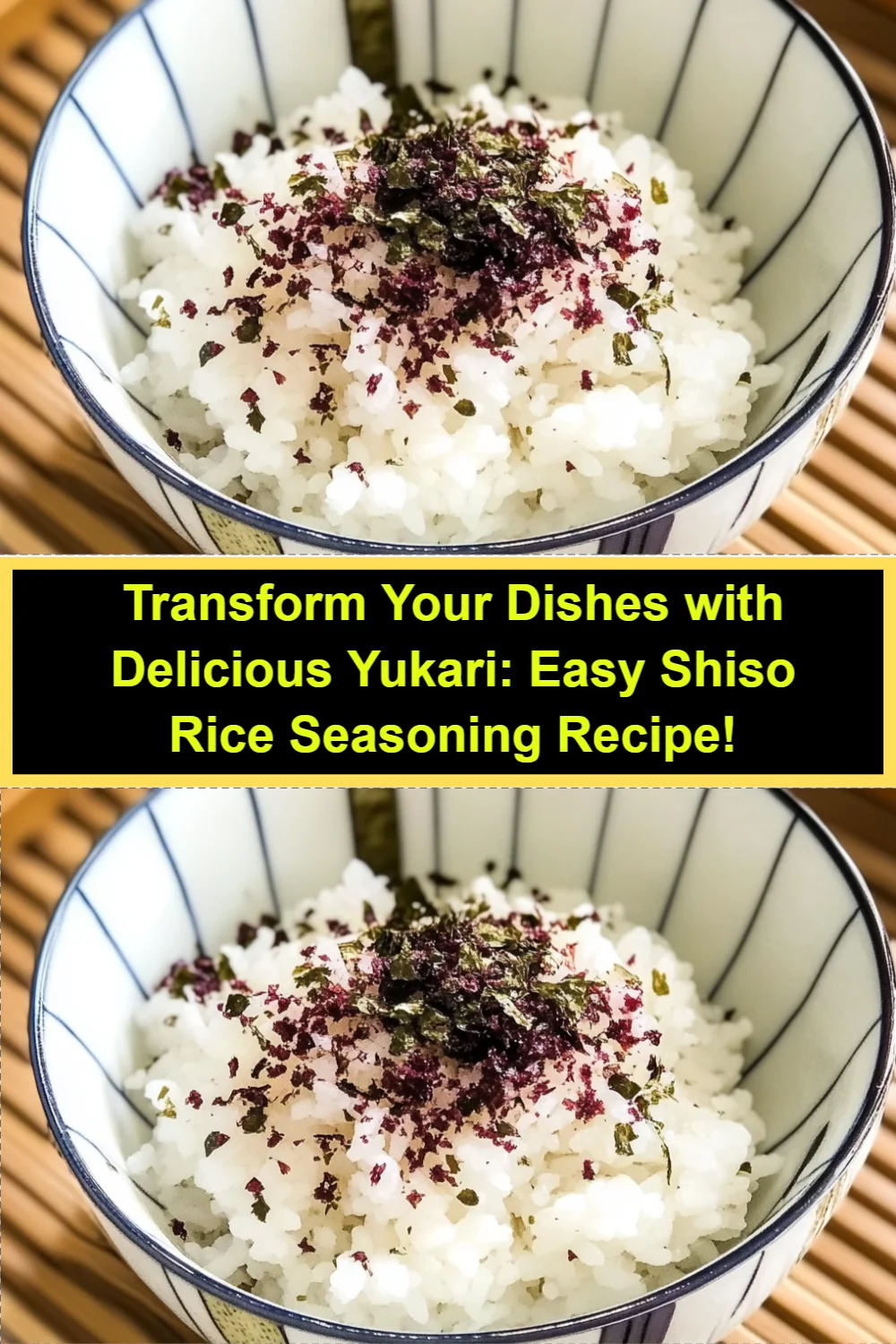 Transform Your Dishes with Delicious Yukari: Easy Shiso Rice Seasoning Recipe!