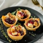 Deliciously Easy Cranberry Brie Bites Recipe