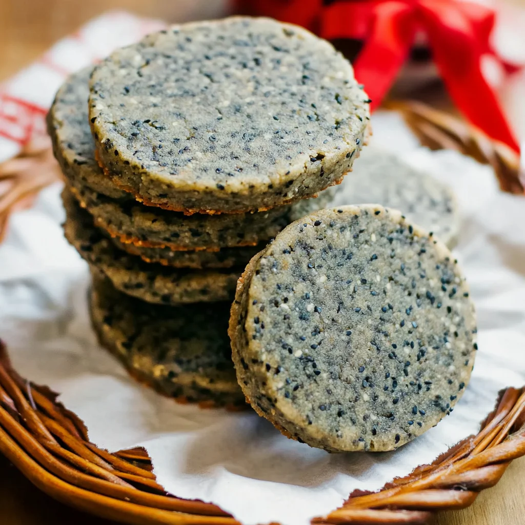 Deliciously Simple Black Sesame Cookies Recipe