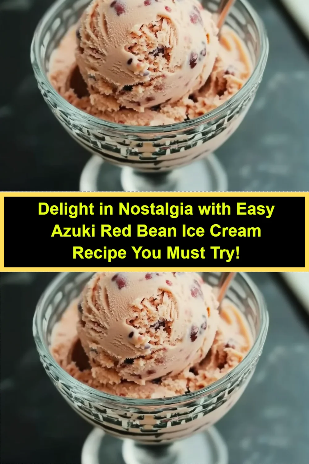 Delight in Nostalgia with Easy Azuki Red Bean Ice Cream Recipe You Must Try!