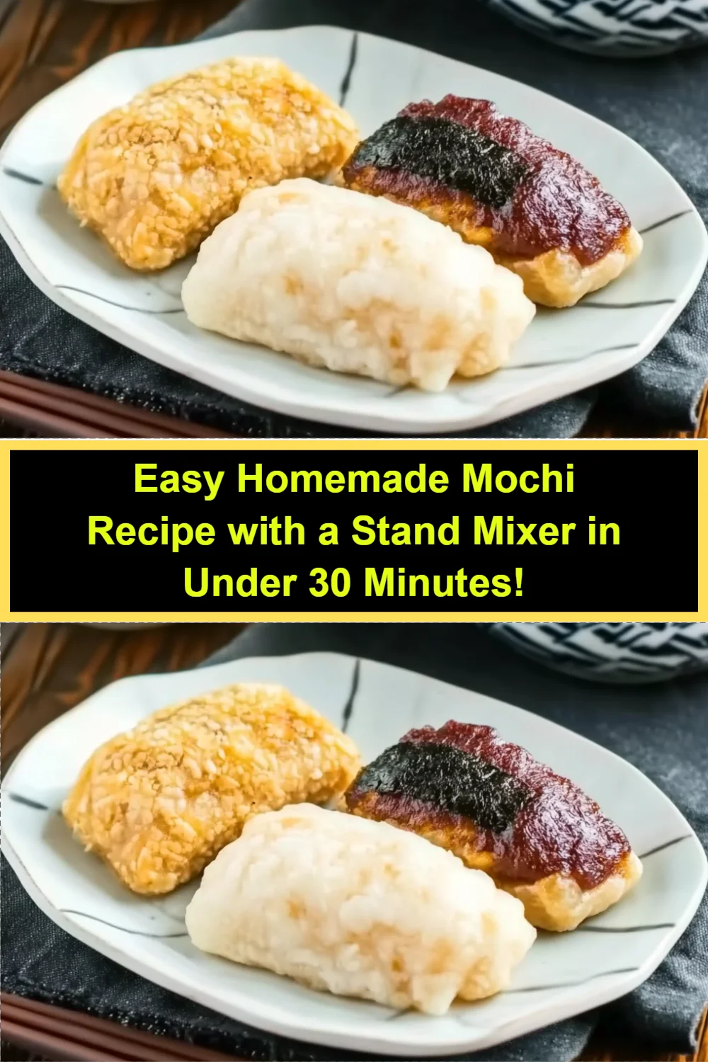 Easy Homemade Mochi Recipe with a Stand Mixer in Under 30 Minutes!