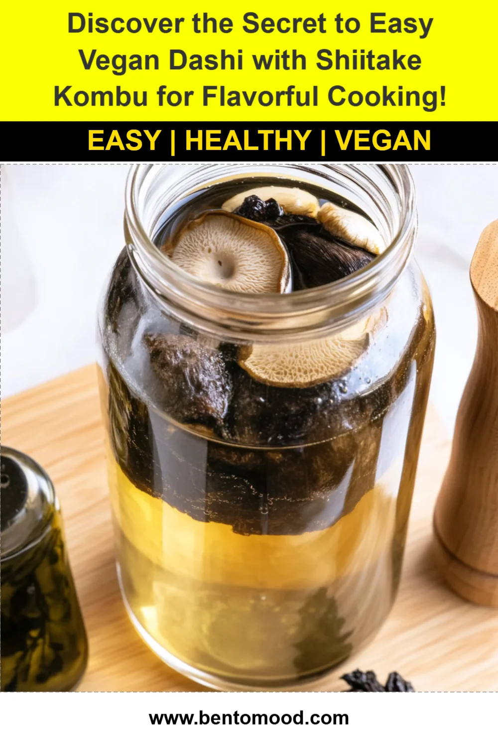 Discover the Secret to Easy Vegan Dashi with Shiitake Kombu for Flavorful Cooking!