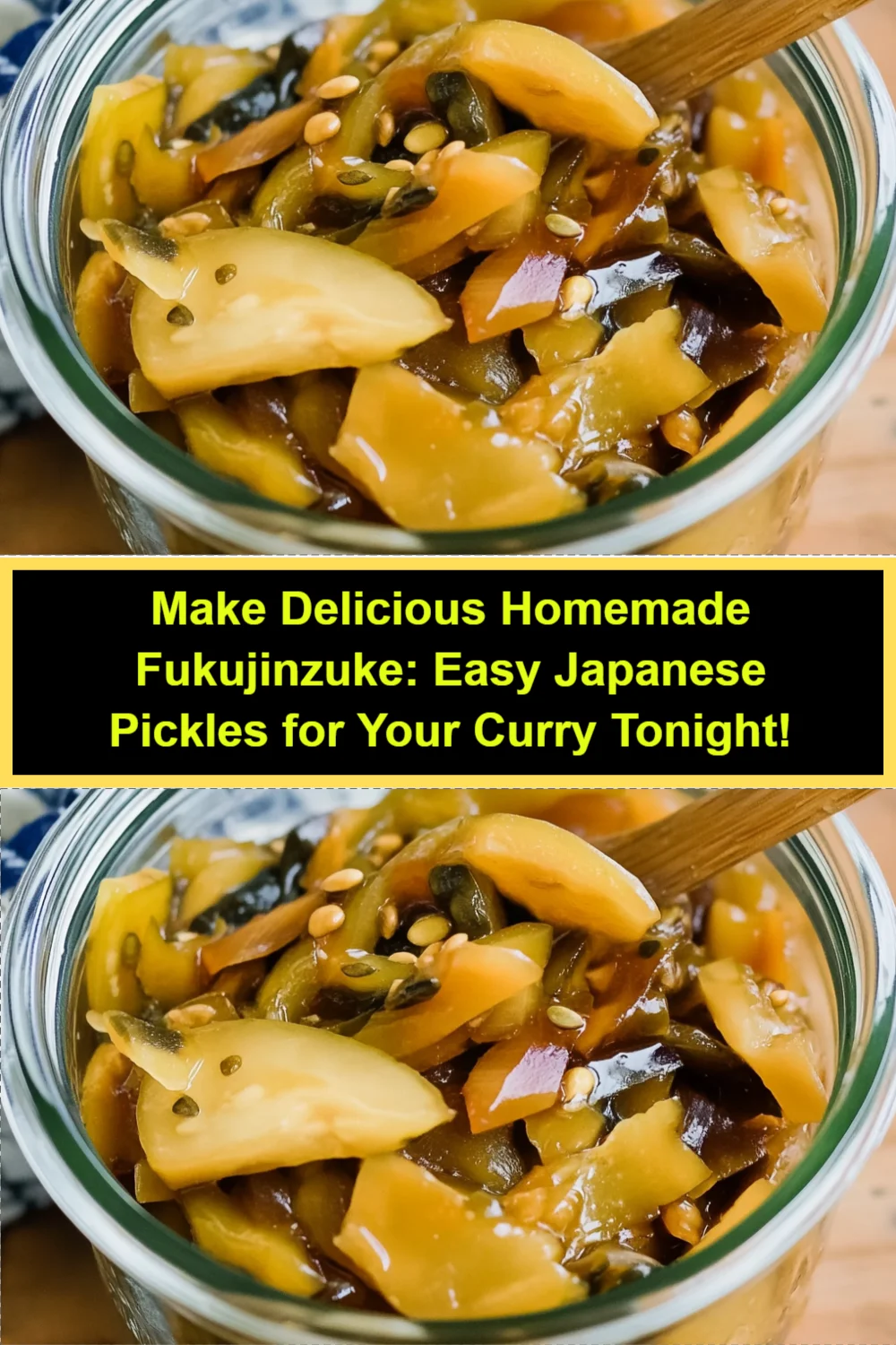 Make Delicious Homemade Fukujinzuke: Easy Japanese Pickles for Your Curry Tonight!