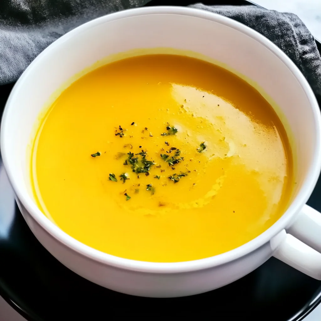 Warm and Creamy Kabocha Soup Recipe